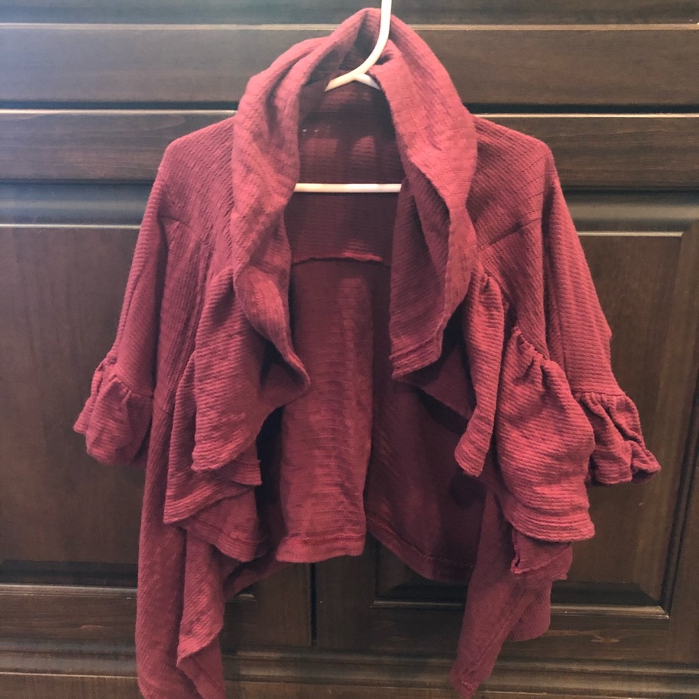 Persnickety open front cardigan